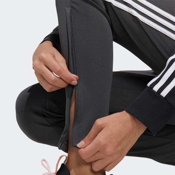 Iconic Adidas Track Pants Joggers Black 3 Stripe - Picture 3 of 13